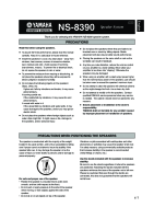 Yamaha NS-8390-Owners-Manual 